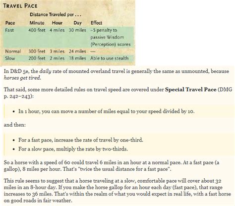 travel distance 5e.